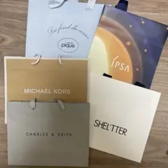 ショップ袋セット（gelato pique, IPSA, etc.）