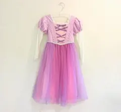 110 ラプンツェル ドレス 110センチ プリンセス 長袖 ハロウィン 衣装
