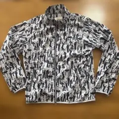 adabat アダバット ジップアップ ナイロンジャケット ブルゾン 48 総柄