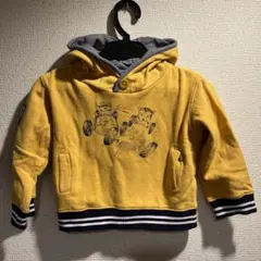 黄色　パーカー　90cm 2-3さい