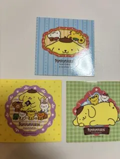 ポムポムプリン、セブンイレブンコラボオリジナルステッカー