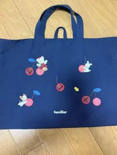 1時間限定千円引き中】 ファミリア さくらんぼ 赤チェック レッスン 