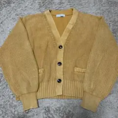 ジャーナルスタンダードレリューム　カーディガン　マスタード