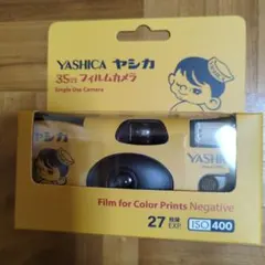 YASHICA 35mm フィルムカメラ 27枚撮 ISO400のサムネイル