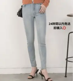 ad thie スーパースキニーパンツ デニム S ライトインディゴブルー