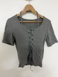 GRL グレー 半袖Tシャツ M