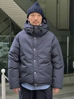 ザノースフェイス パープルレーベル マウンテン ショート ダウン パーカー 短丈