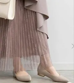 RANDA ポインテッドトゥローヒールパンプス　22cm