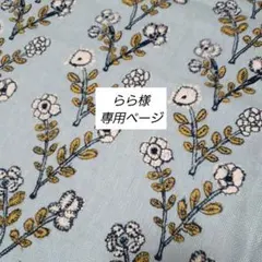 【らら様専用ページ】twins light blue のトートバッグ