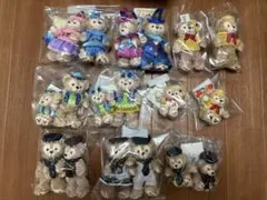 【未使用品】周年イベント他ダッフィーシェリーメイぬいぐるみバッチとスラップセット