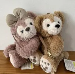 ディズニーベア　ダッフィー　シェリーメイ　ポーチ ポシェット　ぬいぐるみ　冊子付