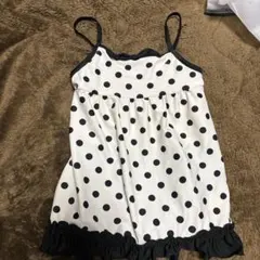 女の子用水玉模様ワンピース水着