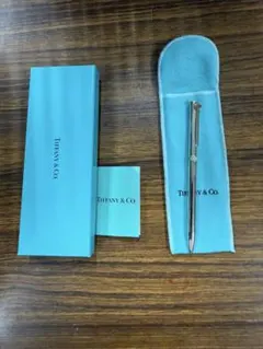 ふ*る様 ◾️新品 未使用 Tiffany Tボールペン ブルーバンド専用ケース