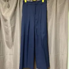 VIS ネイビー ストレートパンツ Sサイズ