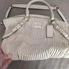 COACH プリーツデザイン ショルダーバッグ マディソン