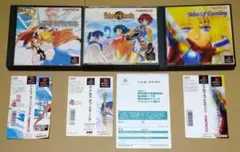【各種帯付き】テイルズ PS1 3点セット