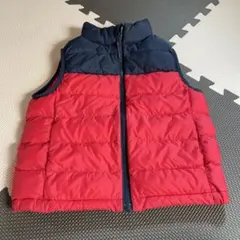 UNIQLO KIDS 안솜 베스트 레드 네이비 110