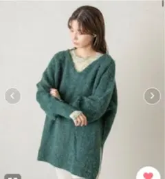 kastane メランジVニット