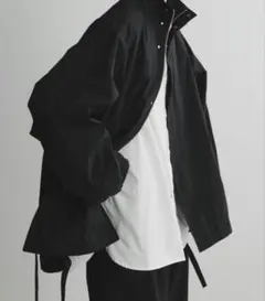 loose UNITY slit over jacket BLACK Sサイズ