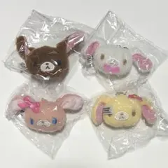 サンリオ シュガーバニーズ ぬいぐるみチャーム 全4種コンプリート ガチャ