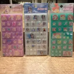 ディズニー　タイルシール アナと雪の女王 リトルマーメイド　塔の上のラプンツェル