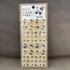ハローキティ ブラックリボン　タイルシール　カットピースシール　サンリオ