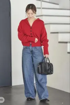 JOURNAL STANDARD MUSICオープンカラーカーディガン909番