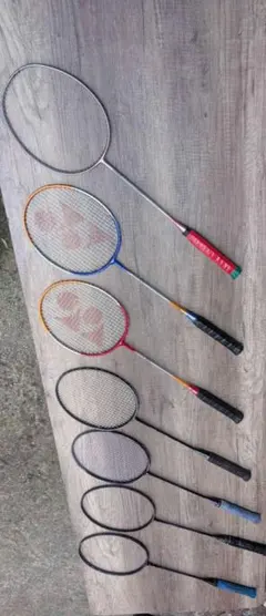 YONEX バドミントンラケット 3本セット - メルカリ