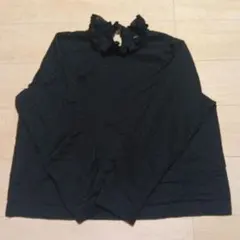 ミズイロインド　フリルカラープルオーバーシャツ