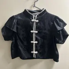 【最終値下げ】jouetie ハーフスリーブショルダーフリルチャイナシャツ