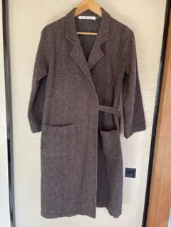 fog linen work ブラウン ロングコート ベルト付き