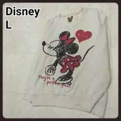 ディズニー　トレーナー　L　スウェット　ミニーちゃん