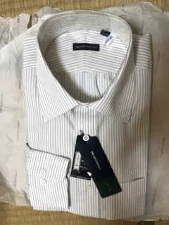 THE SUIT COMPANY 長袖ワイシャツ ホワイトストライプ