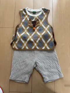 チェック柄 ベビー服 セットアップのサムネイル