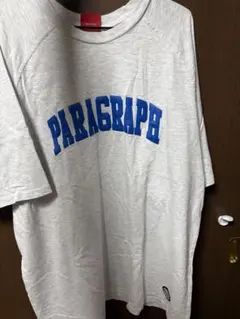 Paragraph Tシャツ グレー ブルー ロゴのサムネイル