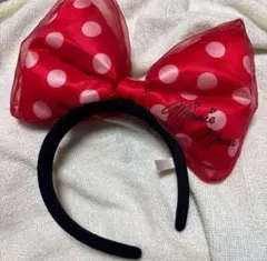 ディズニー ミニーマウス デカリボン カチューシャ（旧）
