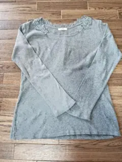 STUDIO CLIP スタジオクリップ グレー 長袖 カットソー M