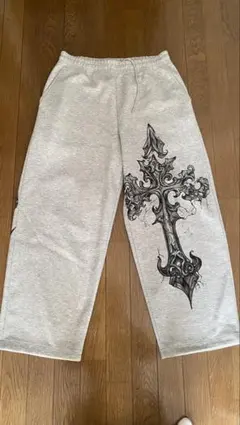 UNIQLO C スウェットパンツリメイク　y2k