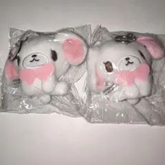 【最終値下げ】シュガーバニーズ ぬいぐるみ キーホルダー しろうさ