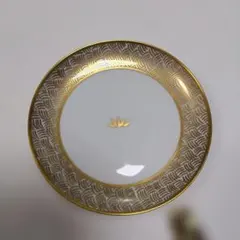 【美品】深川製磁 × 君島一郎 コラボ 金彩 プレート 皿 16cm　４枚のサムネイル