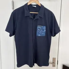 コロンビア(Columbia) ポロシャツ　M ネイビー　アウトドアキャンプ