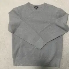 UNIQLO グレー クルーネックニット