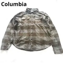 Columbia レギュラーフィットネルシャツ L