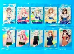 バンドリ 中国 ローソン ウエハース カード Mygo!!!!! 10点コンプ