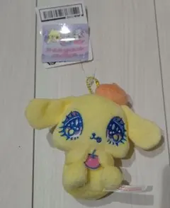 せきやゆりえ×サンリオ ぬいぐるみ マスコット ポムポムプリン りんご