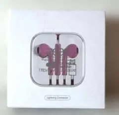 aeae イヤホン ホワイトドット ピンク ライトニング 新品 - メルカリ