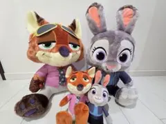 ズートピア2　スーパーラージぬいぐるみ　ペアぬいぐるみ　新品未使用タグ付き