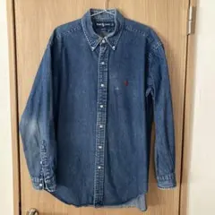 【古着】ラルフローレン　デニムシャツ