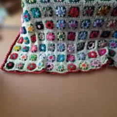 手編みマルチカバー　こたつ　ソファカバー　ベッドなど