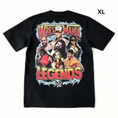 公式 WWE レッスルマニア 両面プリント 半袖 Tシャツ 刺繍 XL - メルカリ